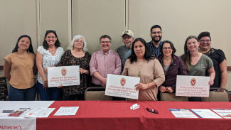 Group photo of some Wisconsin ADRC staff at a quarterly GLNAEA meeting.